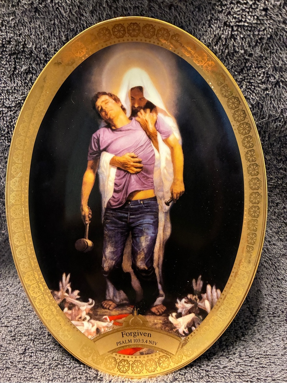 “Forgiven” The Master Peace Collection Plate by Thomas Blackshear II Limited C95